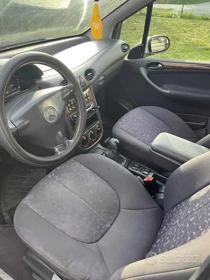 Usata Mercedes A170 Elegance 95 CV (69 kW) 2002 Grigio Berlina