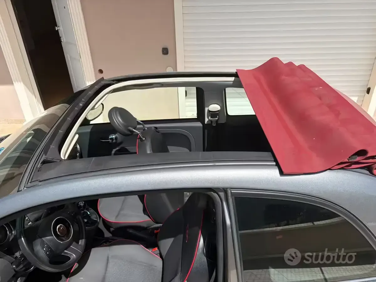 Usata Fiat 500 69 CV (50 kW) 2015 Grigio Cabrio