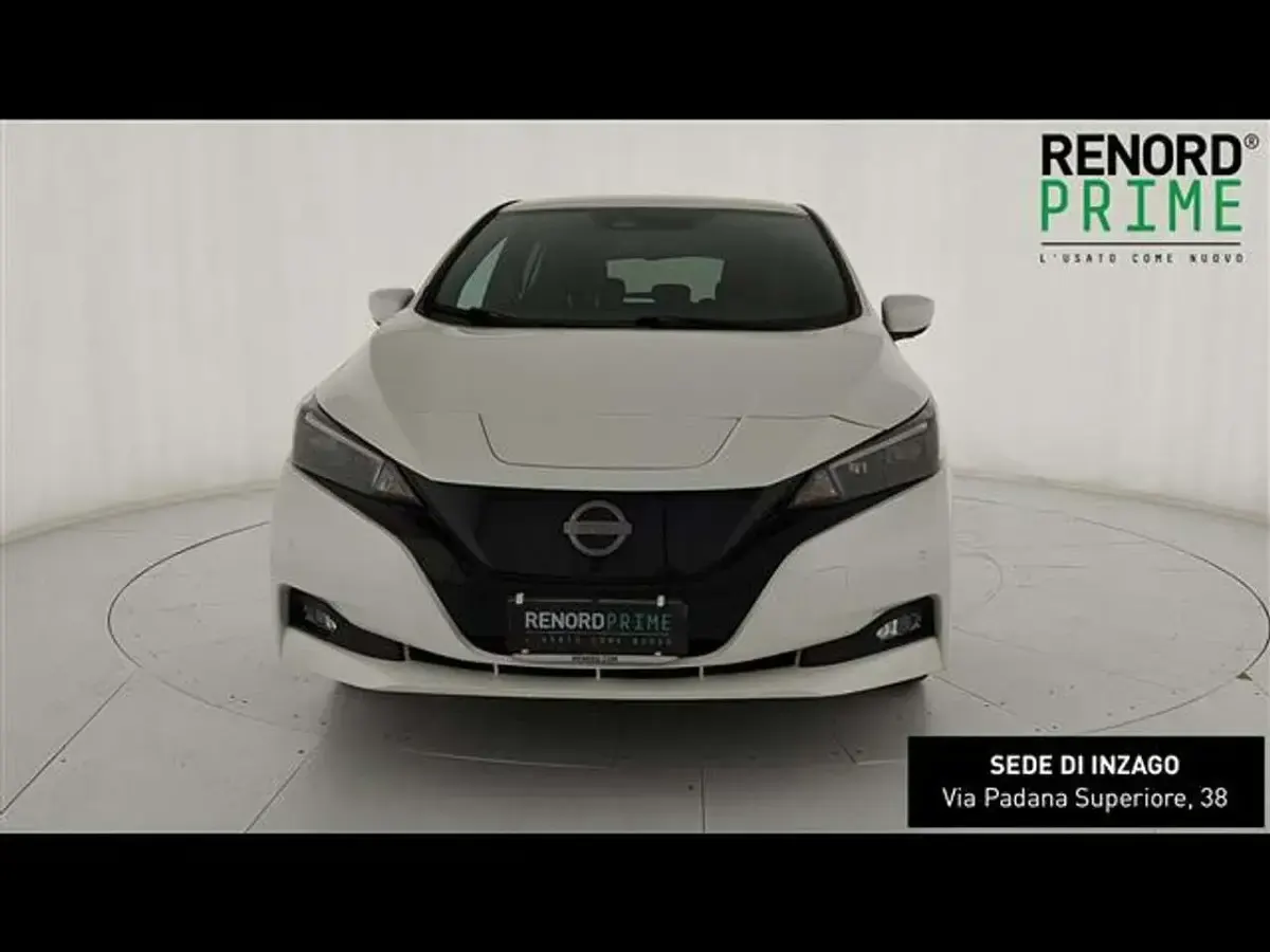 Usata Nissan Leaf N-Connecta 89 kW (122 CV) 2023 Bianco Utilitaria