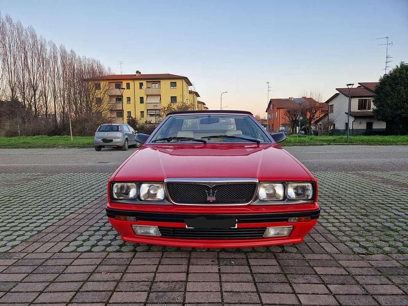 Usata Maserati Biturbo 184 CV (135 kW) 1990 Rosso Cabrio