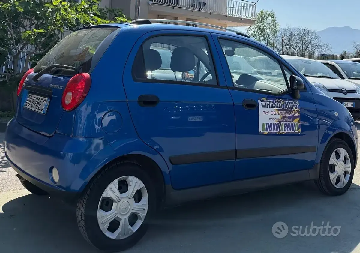 Usata Chevrolet Matiz 52 CV (38 kW) 2010 Blu Utilitaria
