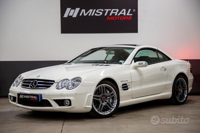 Usata Mercedes SL65 AMG AMG 612 CV (450 kW) 2007 Bianco Cabrio