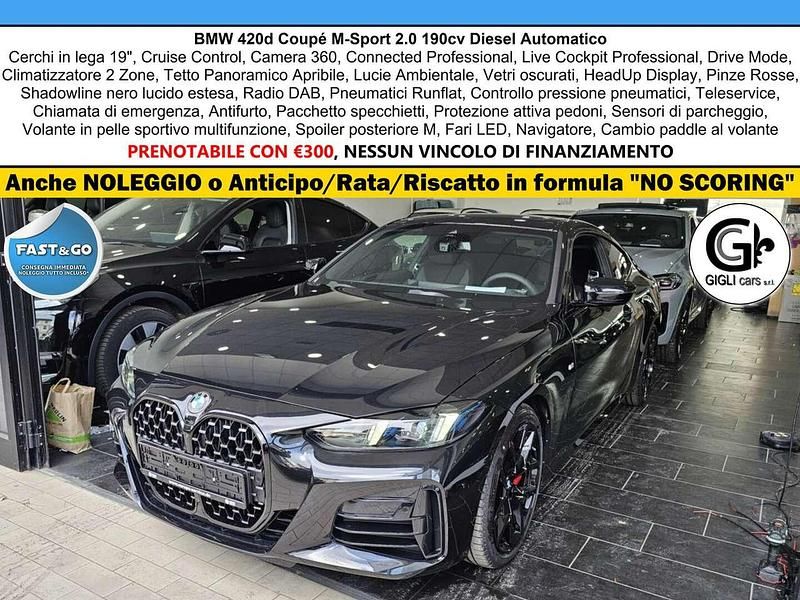 Saphire black Nuova 2025 BMW 420 M Sport Coupé | 63.900 € (Cara) - Immagine 1/4