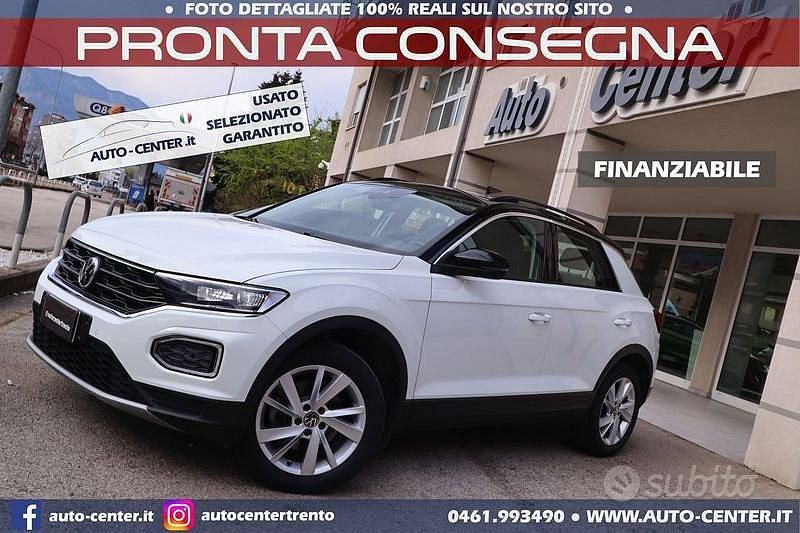 Usata VW T-Roc Style 150 CV (110 kW) 2019 Bianco SUV