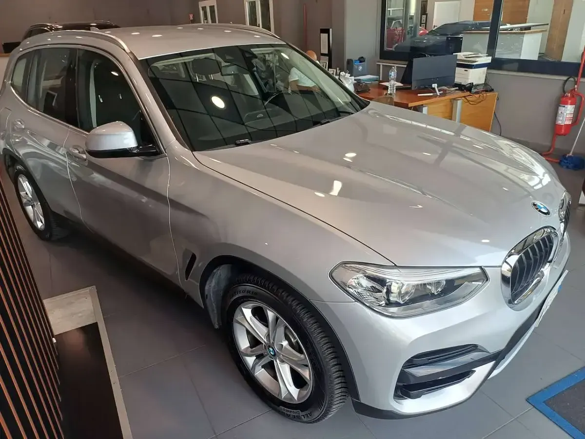 Usata BMW X3 Advantage 190 CV (139 kW) 2019 Argento SUV