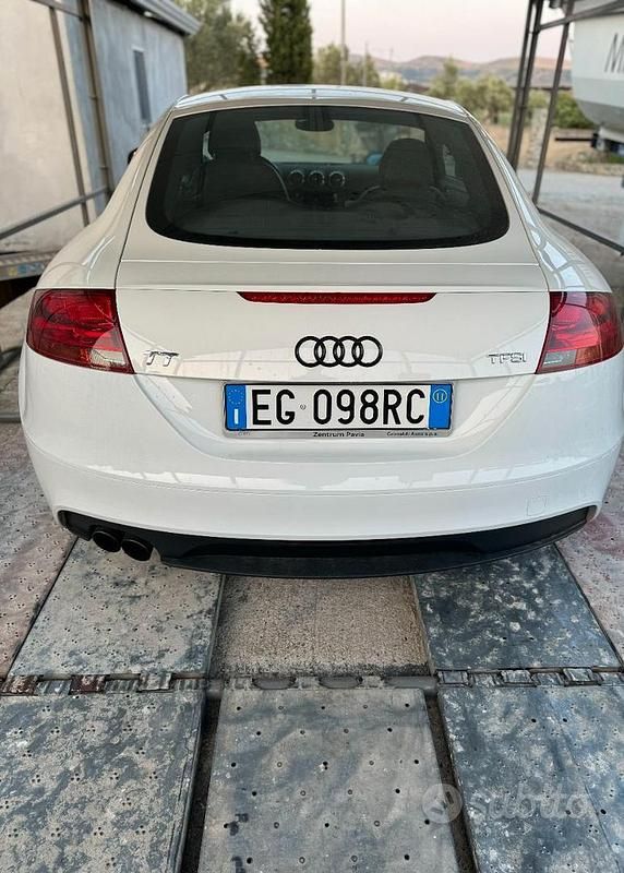Usata Audi TT S-Line 160 CV (117 kW) 2011 Bianco Coupé