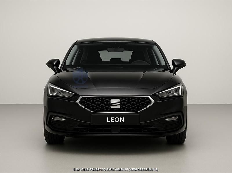 Usata Seat Leon Style 90 CV (66 kW) 2022 Nero Utilitaria