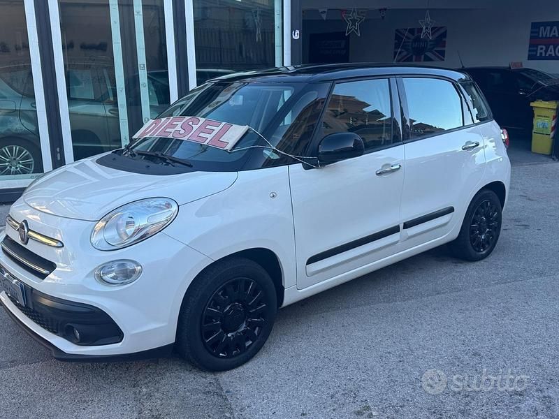 Usata Fiat 500L Lounge 95 CV (69 kW) 2018 Bianco Monovolume