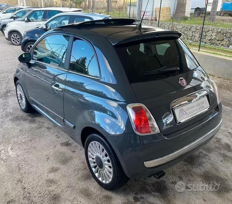 Usata Fiat 500 Lounge 95 CV (69 kW) 2010 Grigio Berlina