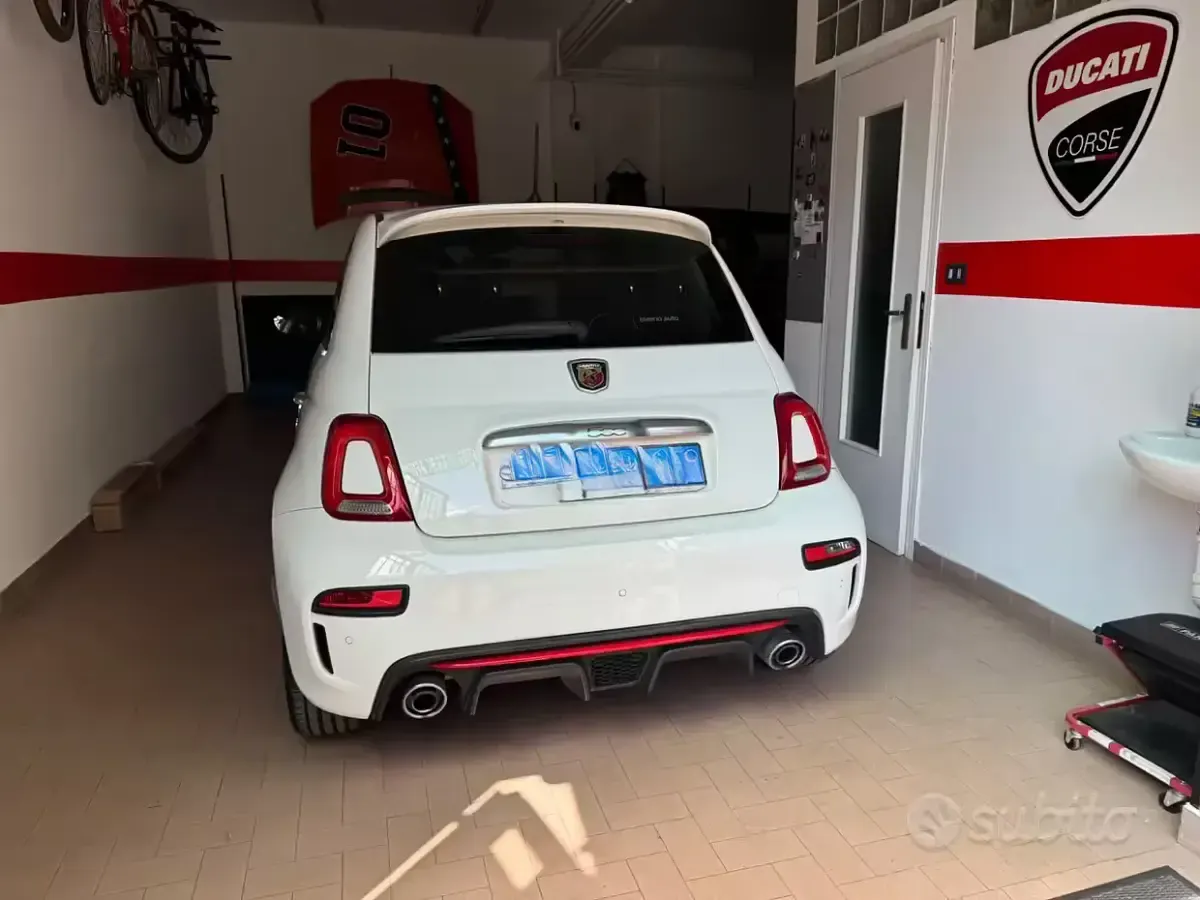 Usata Abarth 595 145 CV (106 kW) 2016 Bianco Berlina