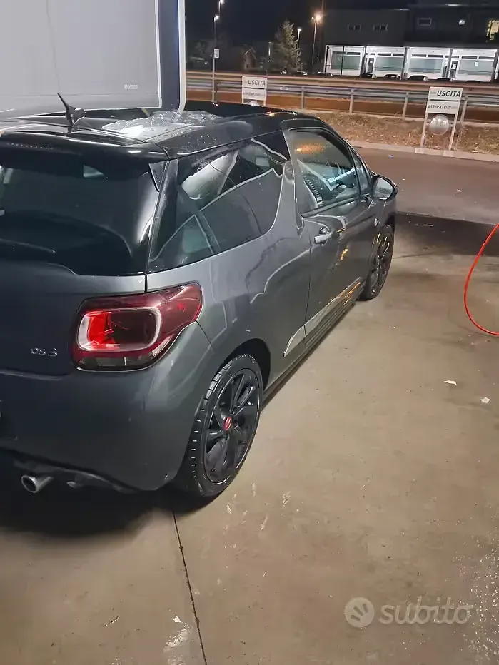 Usata DS Automobiles DS3 Performance 208 CV (152 kW) 2017 Grigio Utilitaria