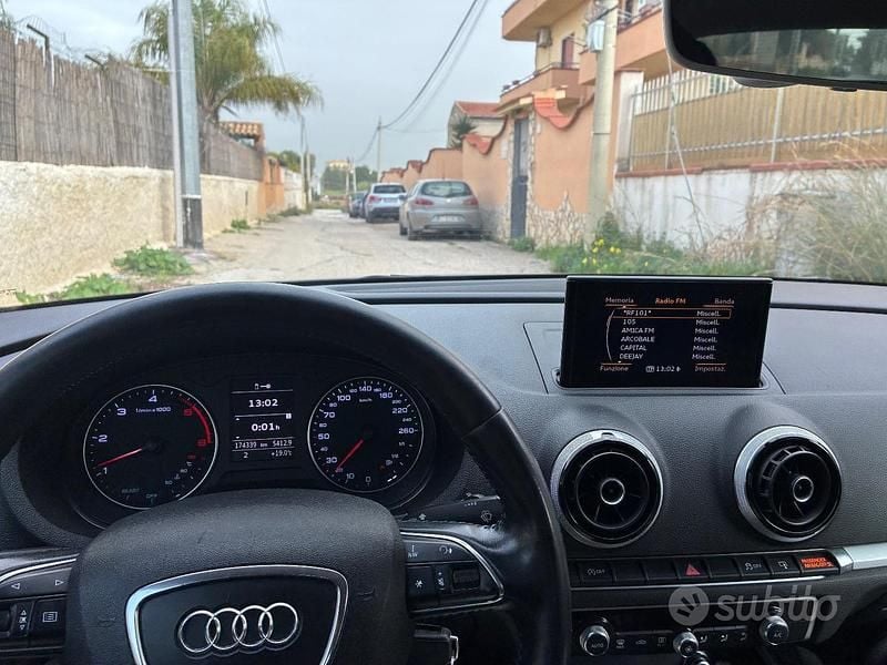 Usata Audi A3 110 CV (80 kW) 2016 Nero Berlina