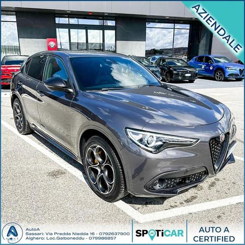 Second-hand Alfa Romeo Stelvio Veloce 210 CP (154 kW) 2021 Gri SUV