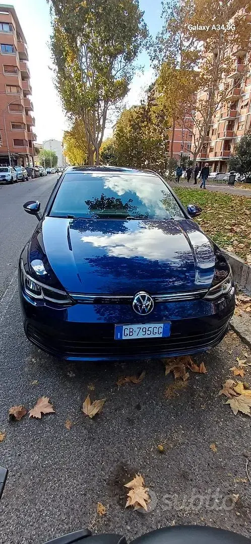 Usata VW Golf VIII 130 CV (95 kW) 2020 Blu Berlina