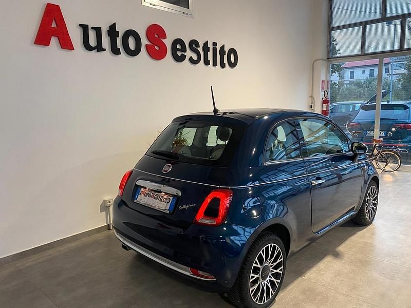 Usata Fiat 500 Collezione 95 CV (69 kW) 2018 Blu Berlina