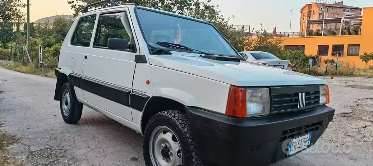 Usata Fiat Panda 4x4 54 CV (39 kW) 2003 Bianco Utilitaria