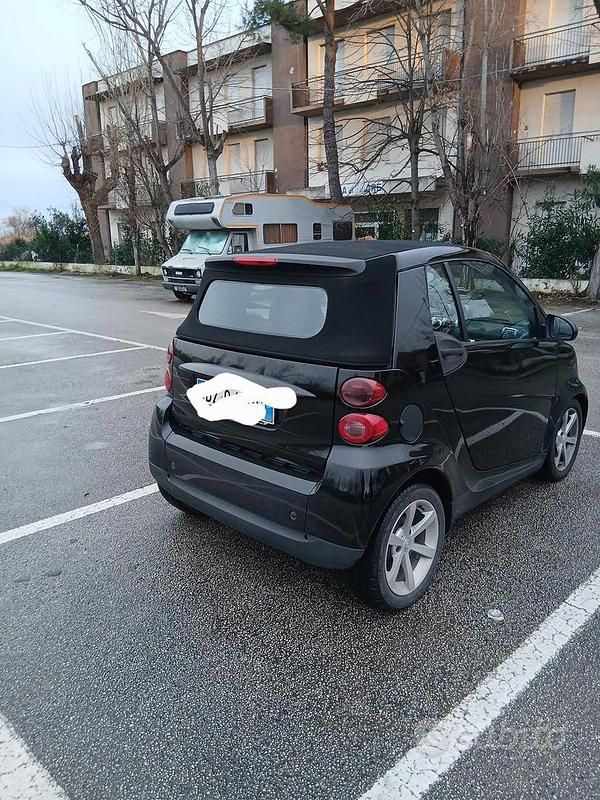 Usata Smart ForTwo Cabrio 71 CV (52 kW) 2010 Nero Cabrio