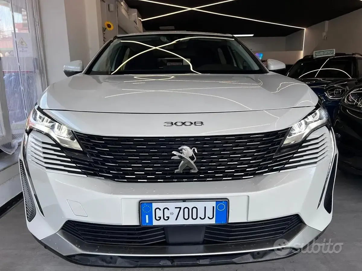 Usata Peugeot 3008 131 CV (96 kW) 2021 Bianco SUV