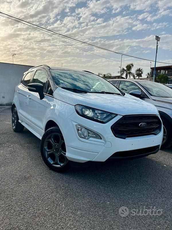 Usata Ford Ecosport ST-Line 140 CV (102 kW) 2018 Bianco SUV