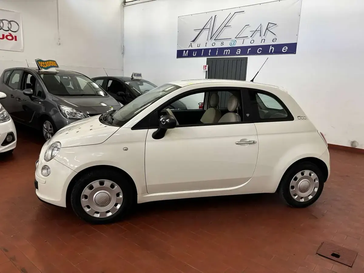 Usata Fiat 500 Pop 69 CV (50 kW) 2009 Bianco Cabrio