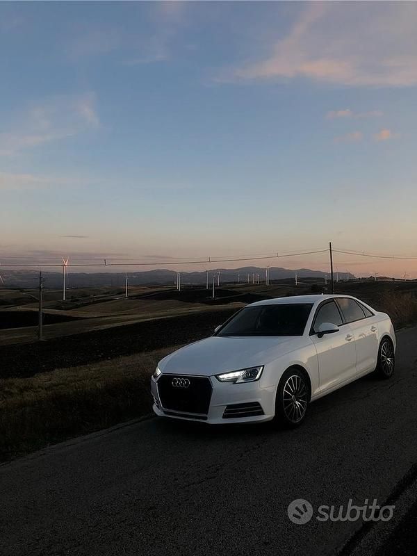 Usata Audi A4 150 CV (110 kW) 2017 Bianco Berlina