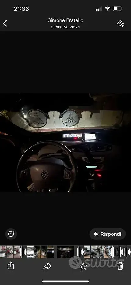 Usata Renault Scenic E-Tech 2014 Grigio Monovolume
