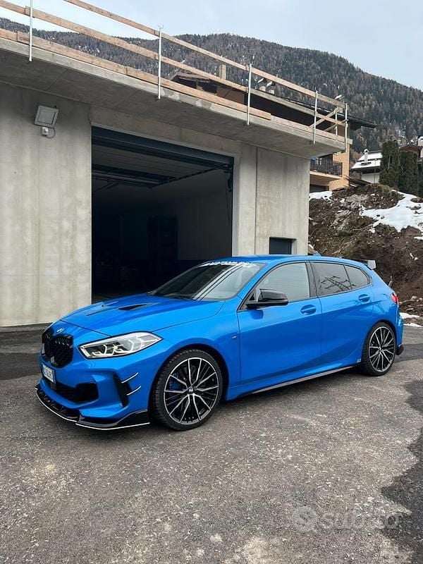 Usata BMW M135 M Performance 306 CV (225 kW) 2020 Blu Utilitaria
