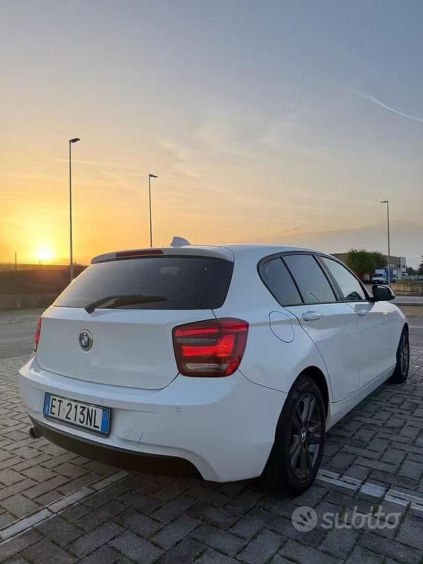 Usata BMW 116 Efficient Dynamics 115 CV (84 kW) 2013 Bianco Utilitaria