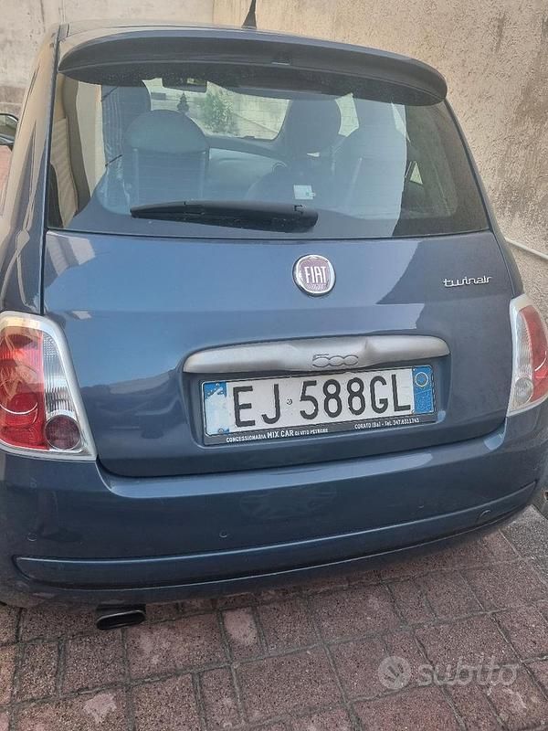 Usata Fiat 500 85 CV (62 kW) 2011 Blu Utilitaria