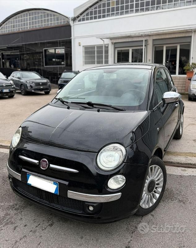 Usata Fiat 500 75 CV (55 kW) 2009 Nero Cabrio