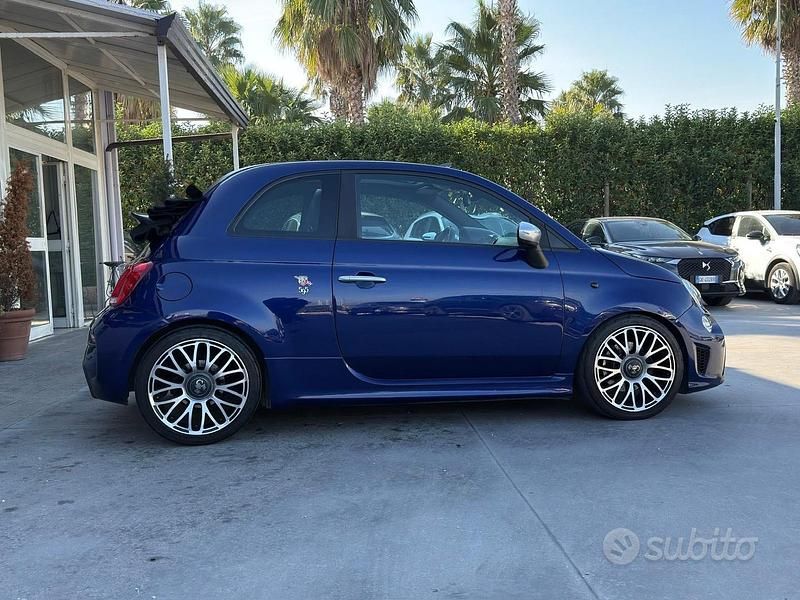 Usata Abarth 595C Turismo 165 CV (121 kW) 2016 Blu Cabrio