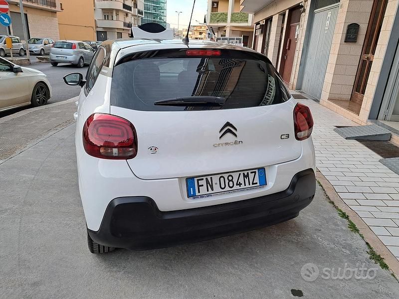 Usata Citroën C3 75 CV (55 kW) 2018 Bianco Utilitaria
