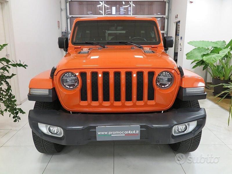 Usata Jeep Wrangler Unlimited Sahara 200 CV (147 kW) 2019 Arancione SUV