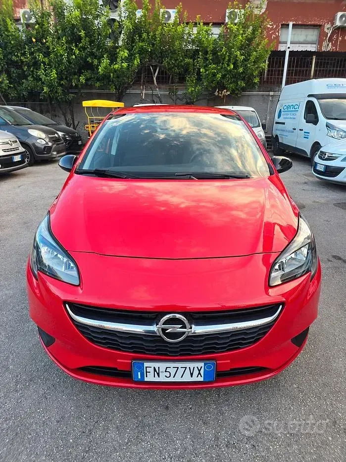 Usata Opel Corsa 75 CV (55 kW) 2018 Rosso Utilitaria