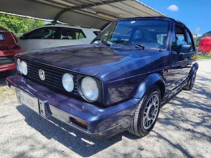 Blu/azzurro Usata 1990 VW Golf Cabriolet Karmann Cabrio | 6800 € - Immagine 1/4