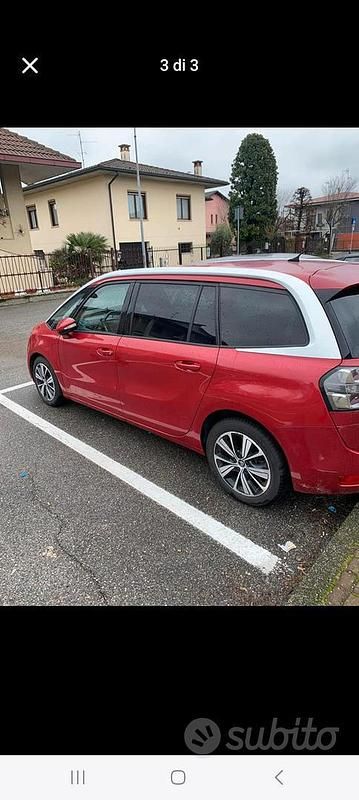 Usata Citroën C4 120 CV (88 kW) 2017 Rosso Monovolume