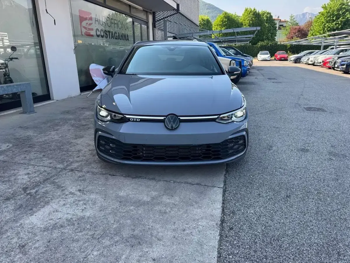 Usata VW Golf VII GTD 200 CV (147 kW) 2020 Grigio Berlina