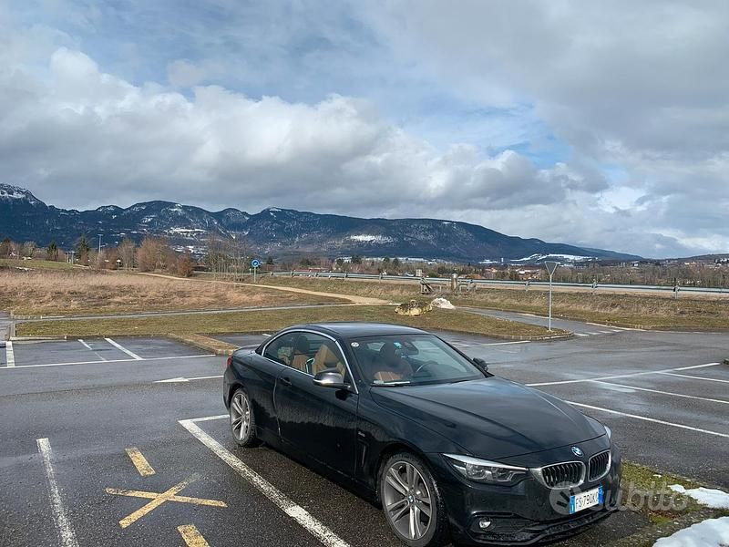 Usata BMW 420 190 CV (139 kW) 2018 Nero Cabrio