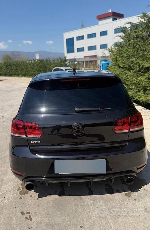 Usata VW Golf VI GTD 170 CV (125 kW) 2011 Nero Utilitaria