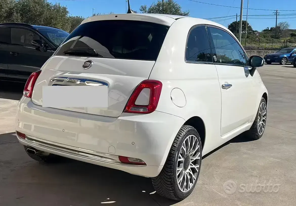 Usata Fiat 500 Mirror 69 CV (50 kW) 2018 Bianco Berlina