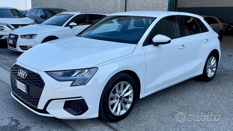 Usata Audi A3 Advanced Plus 150 CV (110 kW) 2022 Bianco Berlina