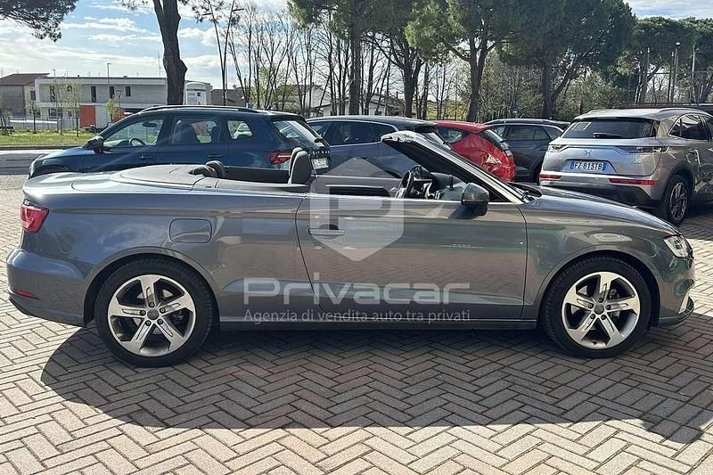 Usata Audi A3 Cabriolet Sport 150 CV (110 kW) 2017 Grigio Cabrio