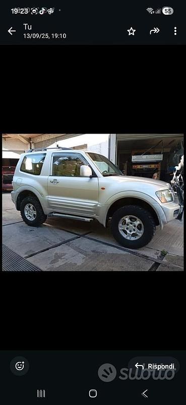 Usata Mitsubishi Pajero 116 CV (85 kW) 2000 Grigio SUV