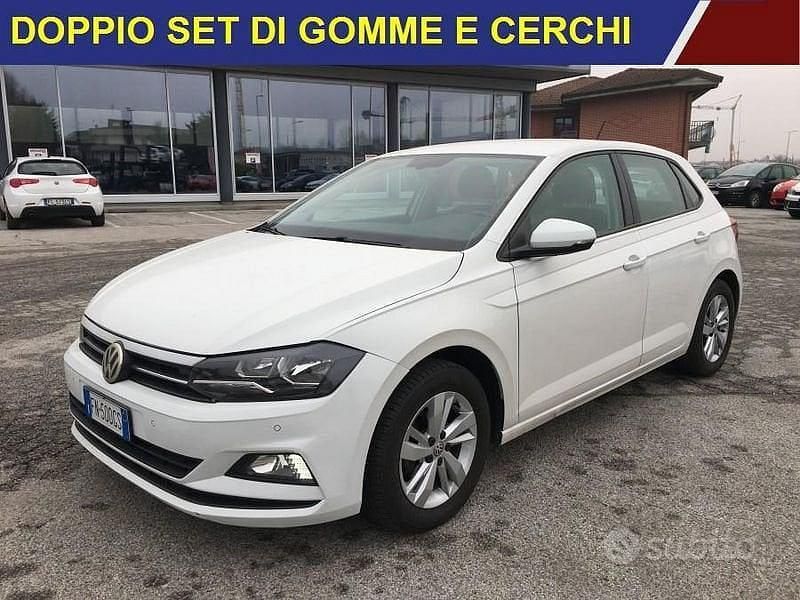 Usata VW Polo Comfortline 75 CV (55 kW) 2018 Bianco Berlina
