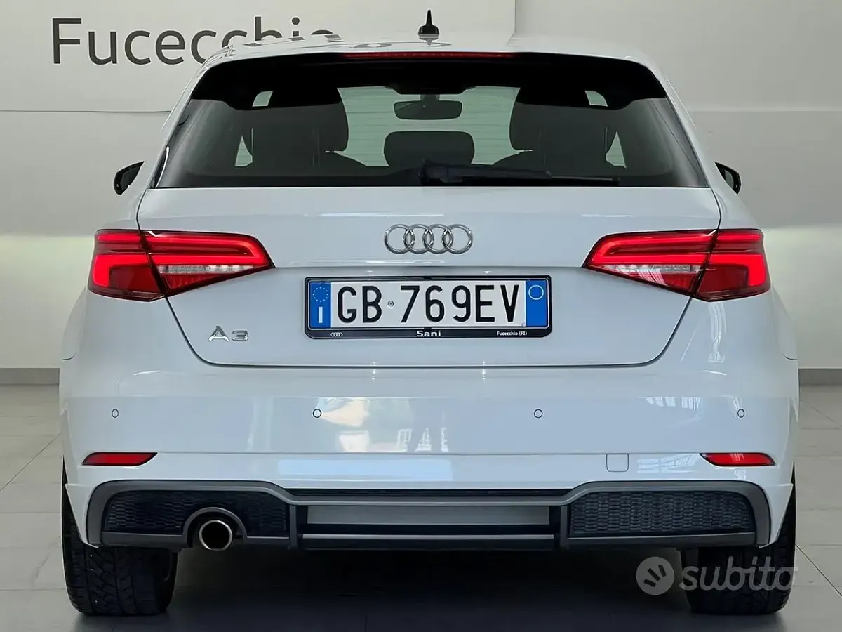 Usata Audi A3 Admired 116 CV (85 kW) 2020 Bianco Berlina