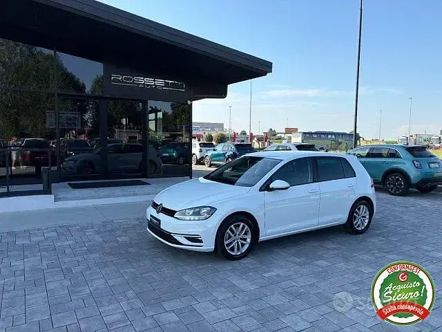 Usata VW Golf VII 116 CV (85 kW) 2019 Bianco Berlina