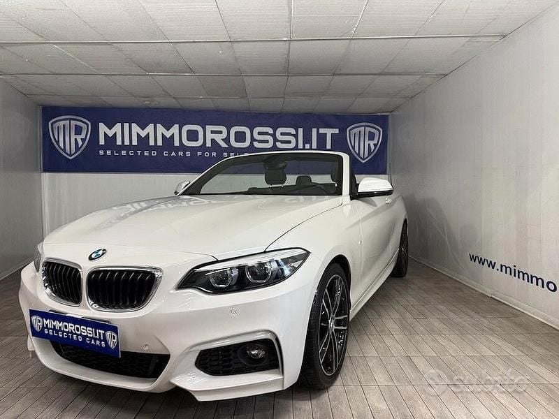 Usata BMW 220 M Sport 190 CV (139 kW) 2019 Bianco Cabrio