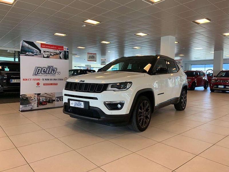 Bianco Usata 2021 Jeep Compass SUV | 19.900 € (Buon prezzo) - Immagine 1/4