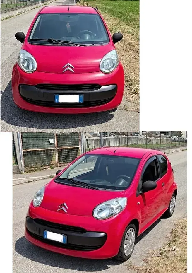 Usata Citroën C1 68 CV (50 kW) 2007 Rosso Utilitaria
