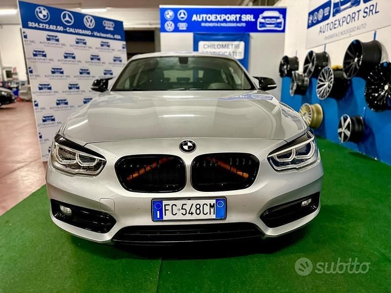 Usata BMW 118 Sport Line 136 CV (100 kW) 2016 Grigio Utilitaria